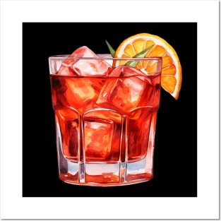 Negroni Drink Art Posters and Art